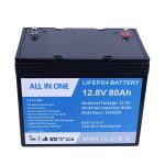 Lifepo4 鋰離子電池 12v 80Ah