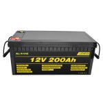 可定制的電動汽車12V Lifepo4電池12.8v 200ah具有2000次循環壽命lifepo4電池