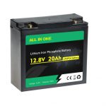 可充電深循環 Lifepo4 12V 20AH 鋰離子電池組 OEM