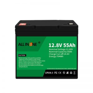 LiFePO4 電池更換鉛酸電池 12V 55Ah