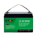 最受歡迎的鉛酸替代太陽能房車船用 LiFePO4 12V 80Ah 鋰電池