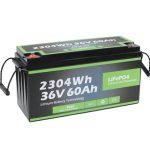 工廠直銷安全設計長壽命船用36v 60ah電池Lifepo4