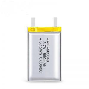 LiPO可充電電池603048 3.7V 850mAh / 3.7V 1700mAH / 7.4V 850mAH