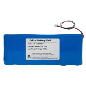 Lifepo4 電池組 9.6V 12AH 3S2P 適用於太陽能路燈