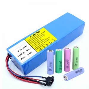 鋰電池18650 60V 12AH鋰離子可充電踏板車電池組