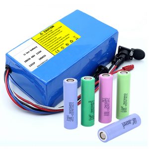 鋰電池18650 48V 12AH 48V 500W電動自行車電池帶BMS